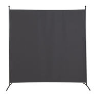 Picture of Office Partition Room Divider 72 inch non see through fabric GRAY