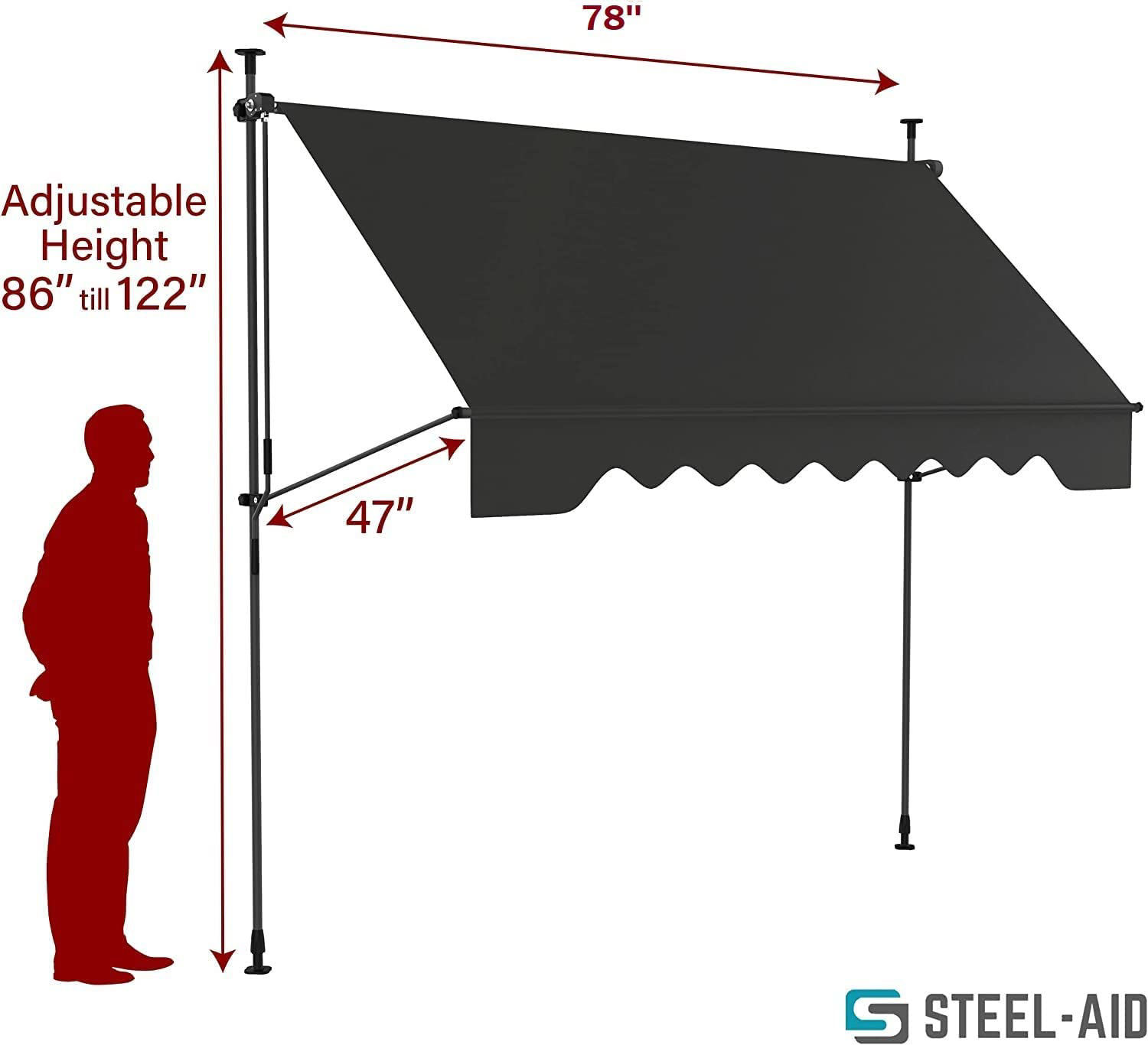 Best Retractable Awning - Retractable Patio Awning - Steelaidusa